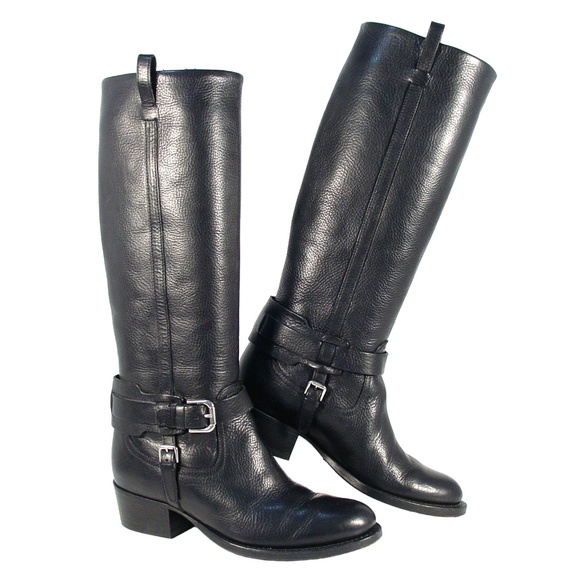 Ralph Lauren Purple Label Shoes - RALPH LAUREN COLLECTION Purple Label Riding Boots